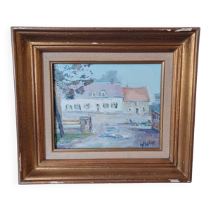 Peinture à l huile Wierre