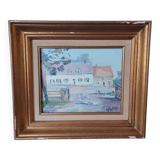 Peinture à l huile Wierre effroy
