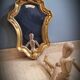 Golden mirror sheet 36x23cm