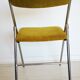 70s chrome folding chair