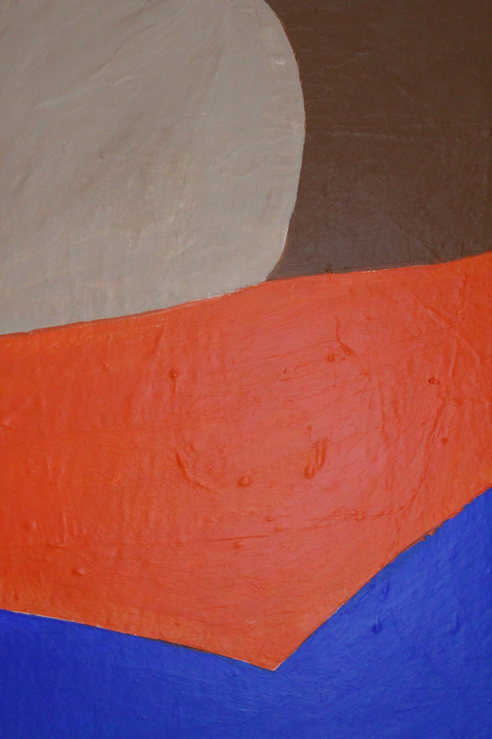 Minimalist figurative painting "In your arms" by Bodasca