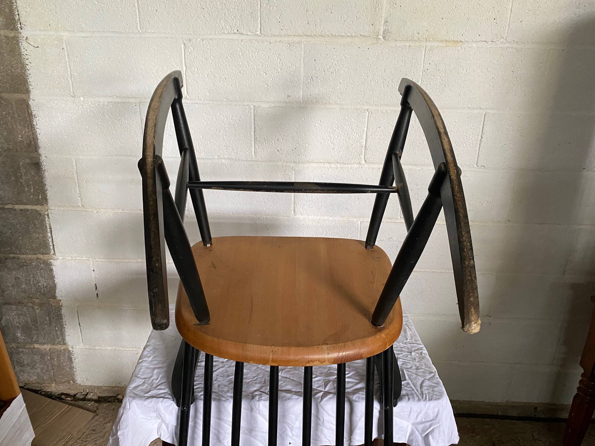 Rocking chair Scandinavian design attributed to Inge Andersson vintage 1960