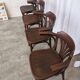 Set of 4 Vintage Bentwood Dining Chair: Mid-Century Thonet Style Armchair