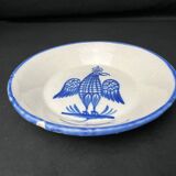 Besançon, plat décor à l’aigle bleu début XIXème