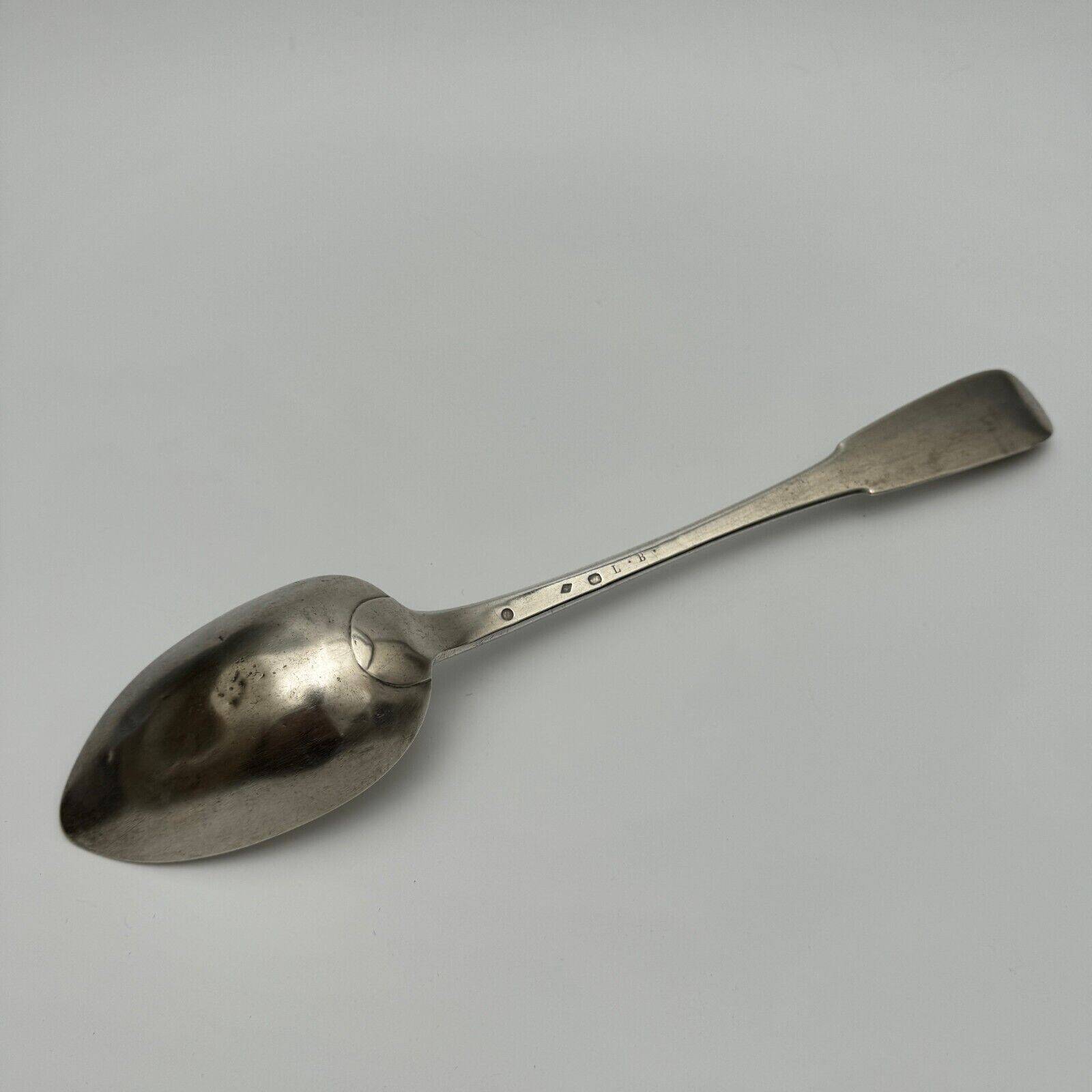 19th century stew spoon, Vieillard hallmark