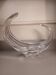 Crystal centerpiece — signed Cristal de Vannes — sculptural piece