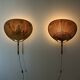 Pair of wall sconces "Uchiwa" by Ingo Maurer for M Design, 1960s