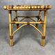 1970s rattan stool from the south of France
