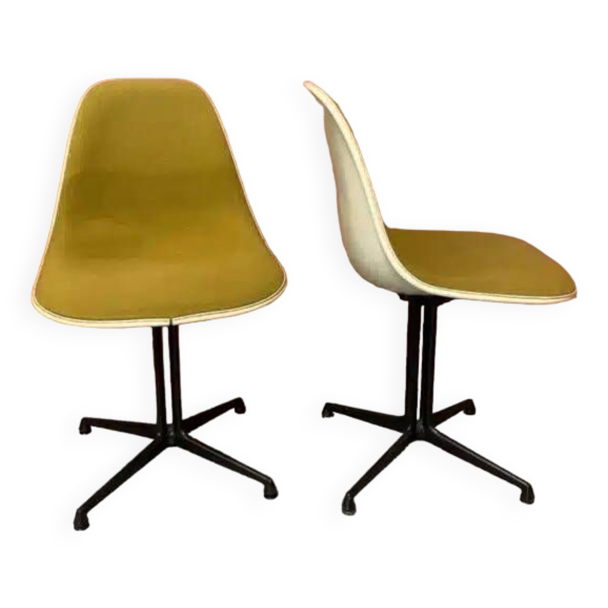 Series of 4 “La Fonda” chairs by Charles and Ray Eames for Vitra