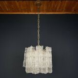 Murano glass chandelier "Eliche" by Venini, Italy, 1960s