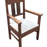 Set of four Art Deco chairs oak Amsterdam School Design 30's