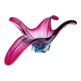 Coupe Murano - Sommerso - XL - améthyste et turquoise
