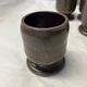 Set of 6 stoneware cups or glasses
