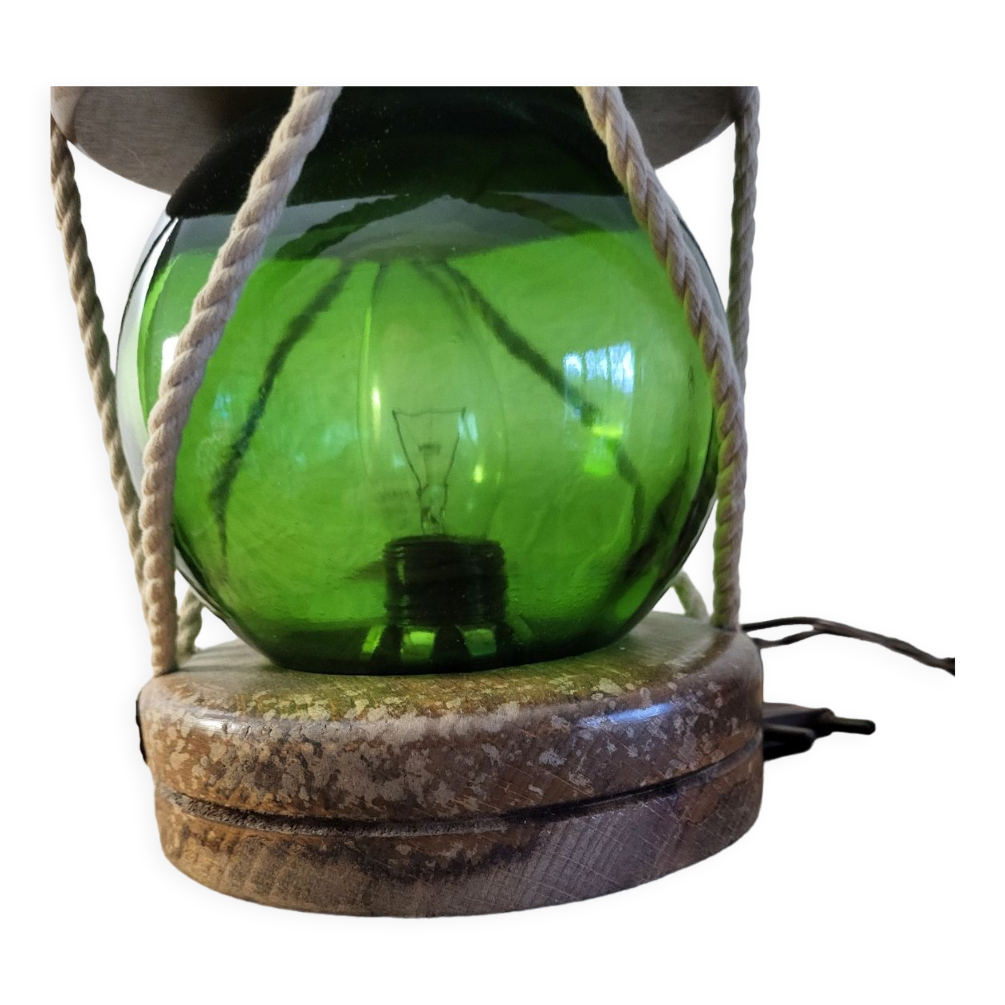 Lampe boule à poser