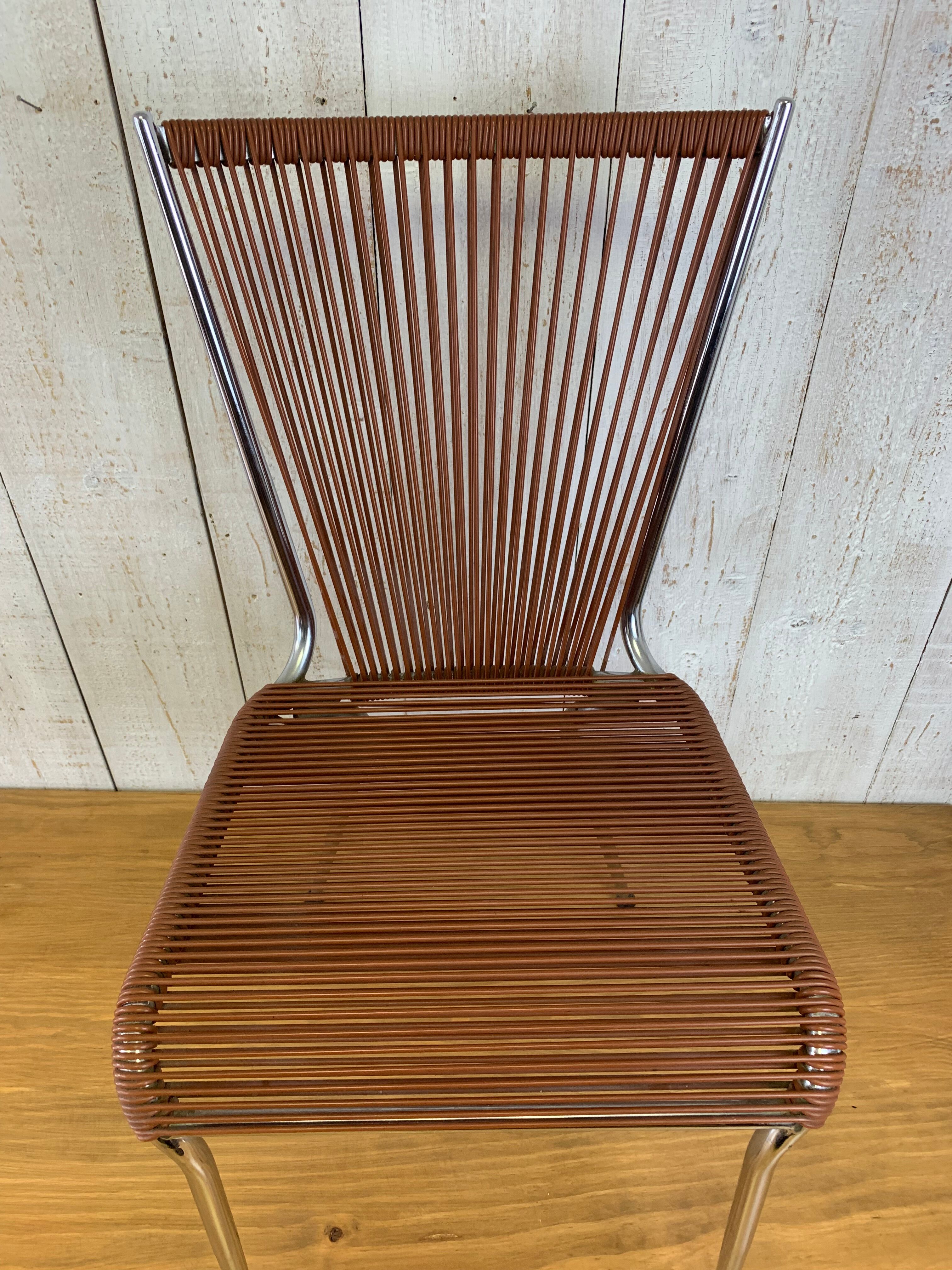 Pair of scoubidou chairs