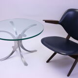 Coffee table with x model base