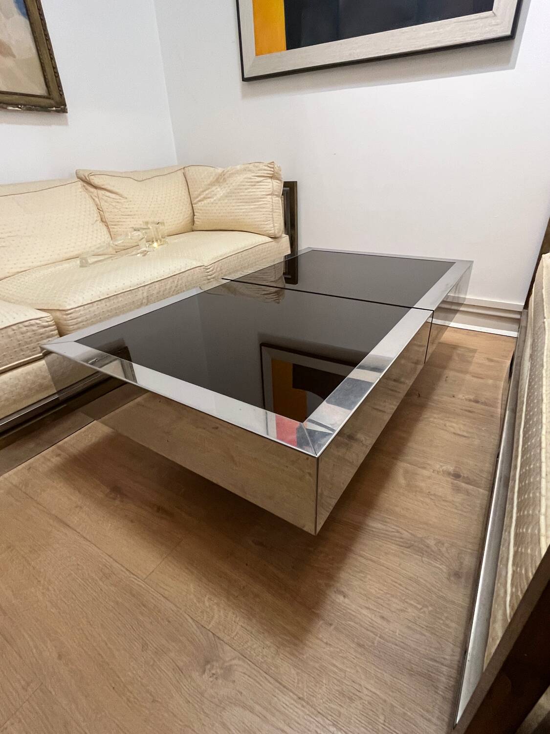 Willy Rizzo style coffee bar table