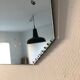 Beveled mirror octagonal 1930 54x36cm