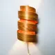 Pine Veneer Curved Wall Lamp By Unknown Designer, Sweden 1970S