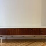 Teak and metal sideboard