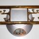 Art-Deco brass Coat Rack & one Hanger, France, 1940s