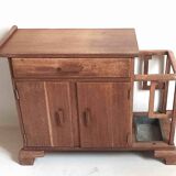 Small Art Deco entryway cabinet, 80 cm wide