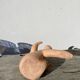 Terracotta sculpture figurine of a woman