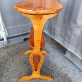 Pair of bedside tables in antique marquetry Louis XVl