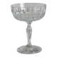 Presentation glass in worked glass