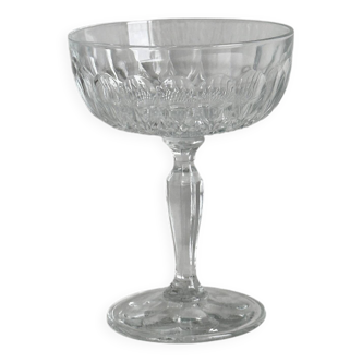 Presentation glass in worked glass