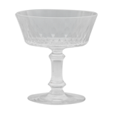 4 Baccarat crystal champagne glasses model Champigny Richelieu