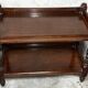 Mahogany side table, made in the United Kingdom