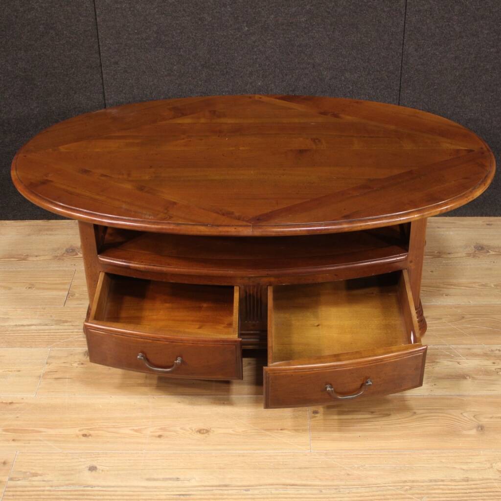 Table basse française en bois du XXe siècle