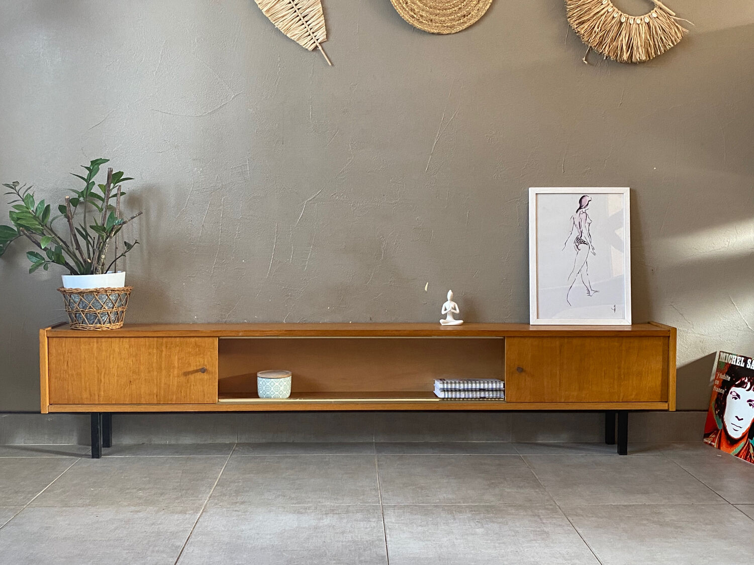 Vintage wooden sideboard from the 50s-60s