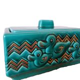 French Art Deco Ceramic Cookie Jar From The 1930s