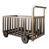 Vintage baby caravan bed