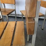 Wooden and iron chair suites from the 70's