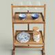 Silent servant, solid wood - Late 19th century - Minimalist side table