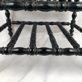 Blackened wood partition holders turned, Napoleon III