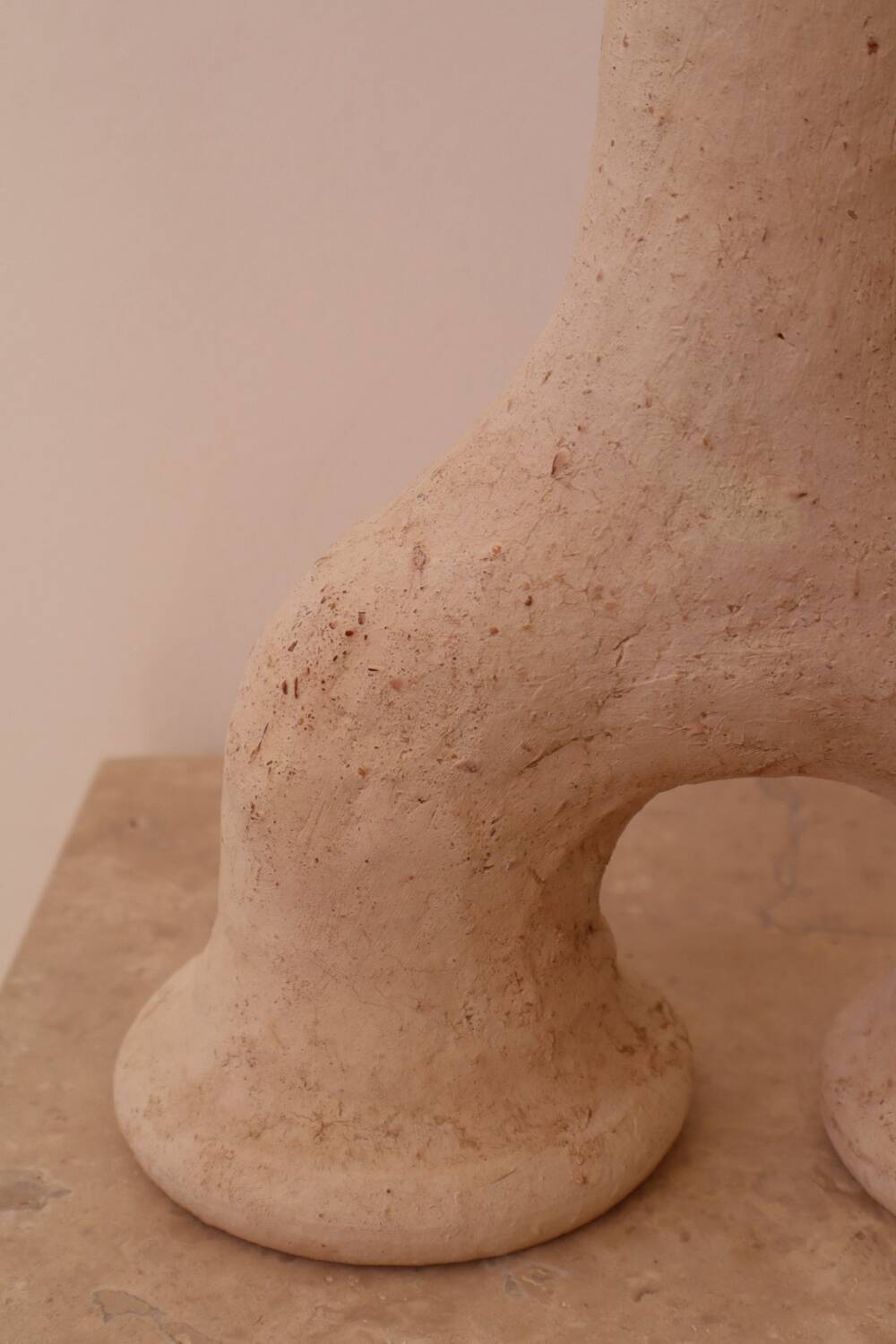 Raw tamegroat wabi sabi pottery sculpture