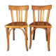 Pair of Baumann bistro chairs