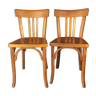 Pair of Baumann bistro chairs