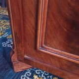 English mahogany shelf sideboard 19th