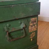 Green wooden box
