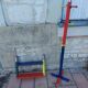 Coat rack and pencil shelf 80'S , Design Pierre Sala