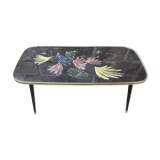 Vintage coffee table spindle legs