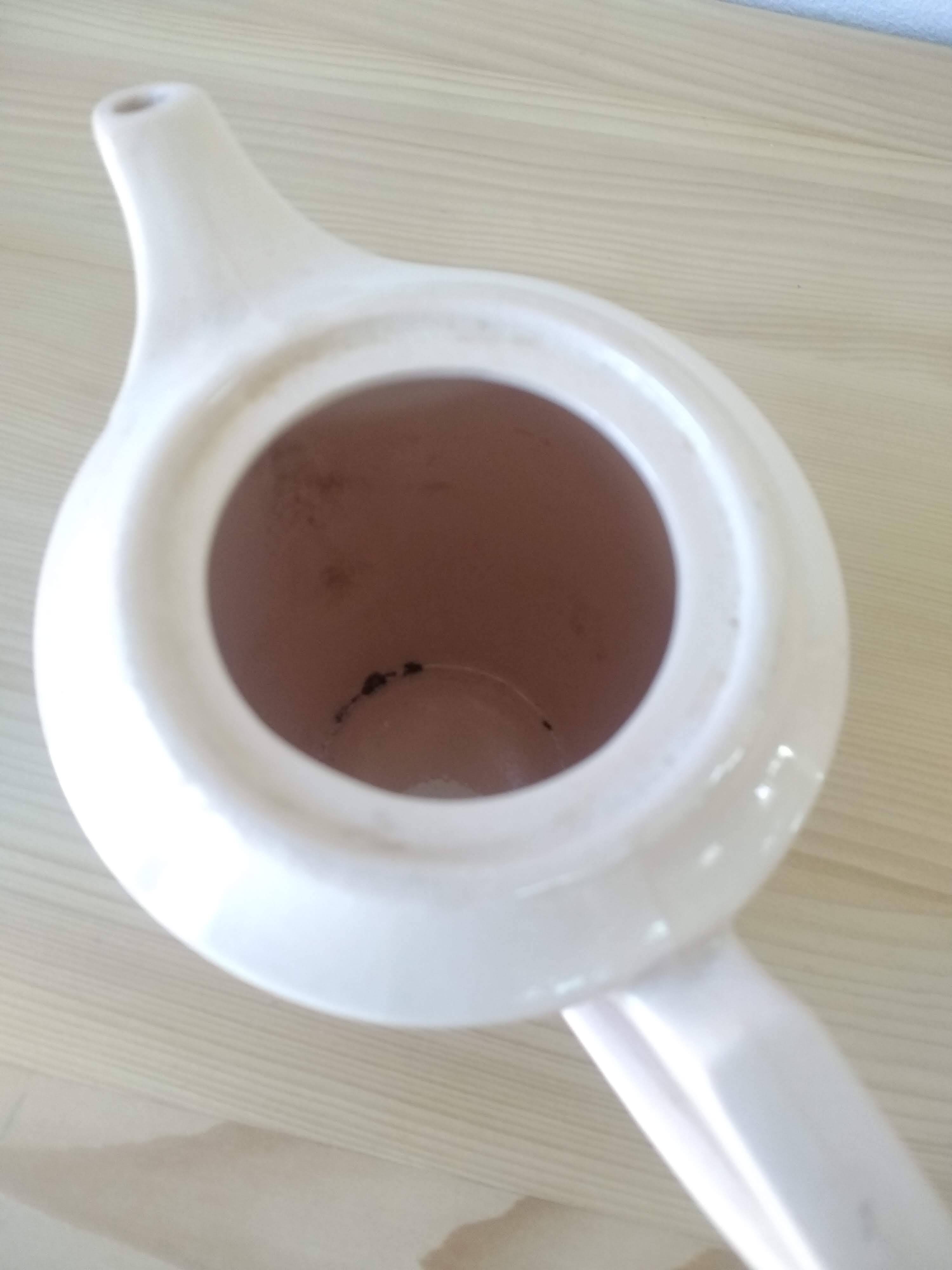 Cafetière ou théière Digoin Sarreguemines rose poudre