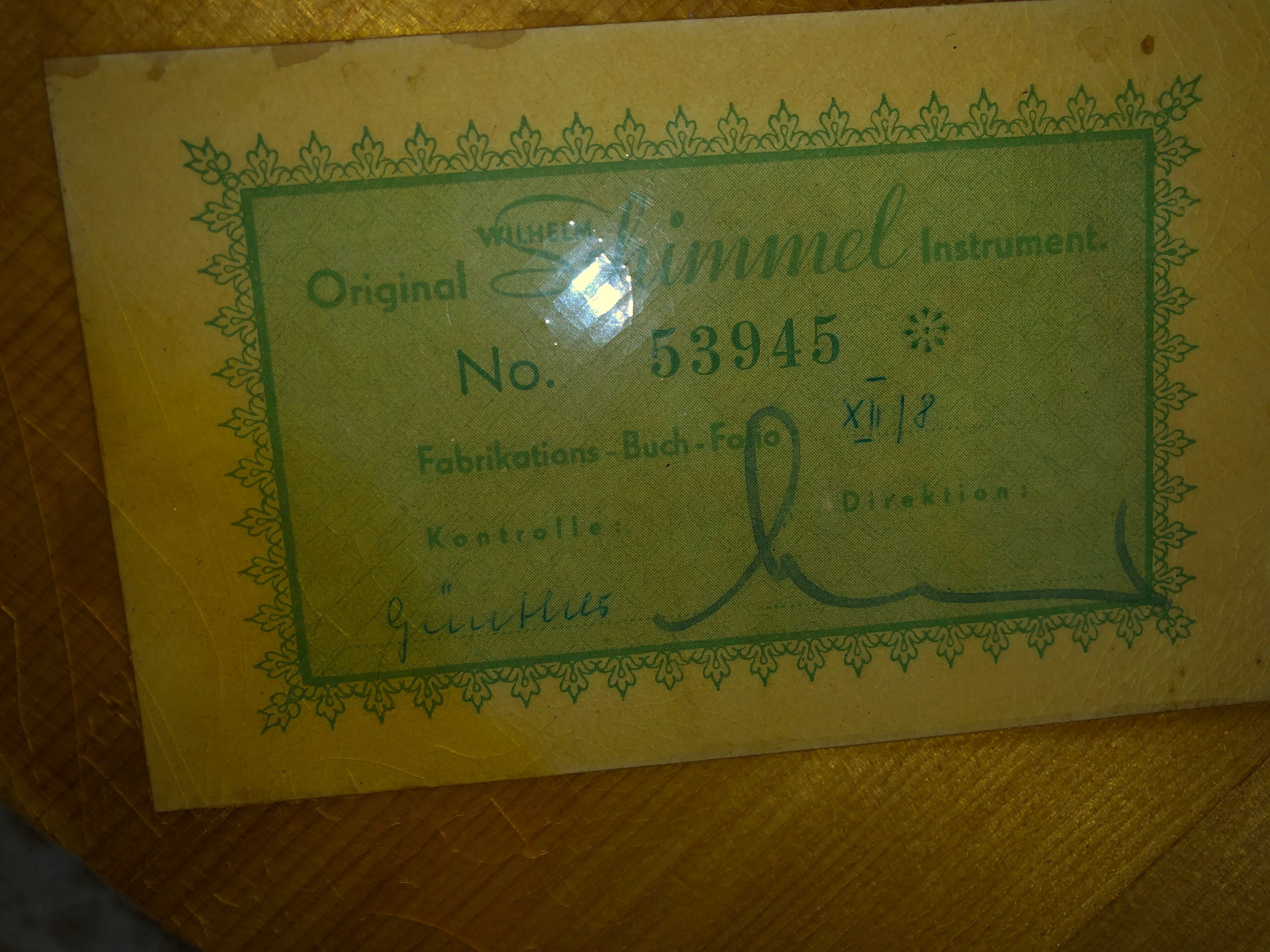 Schimmel study piano