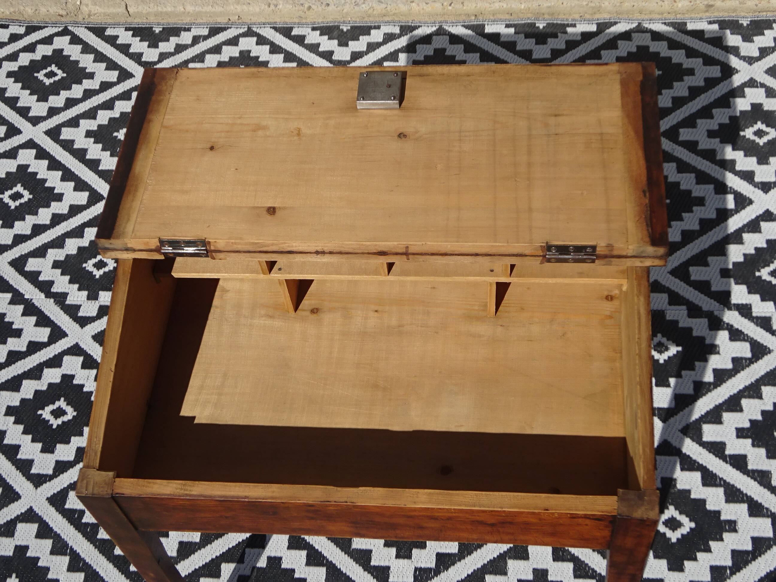 Small vintage desk with storage.