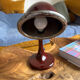 Lampe de table en bakélite rouge, années 1960